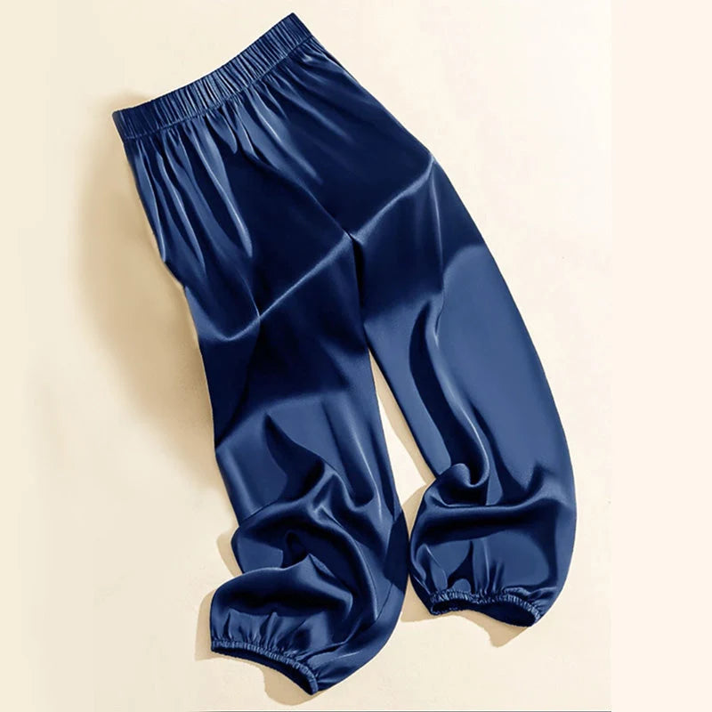 Pantalon Emilie – Élégance Satinée