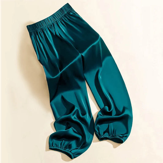 Pantalon Emilie – Élégance Satinée